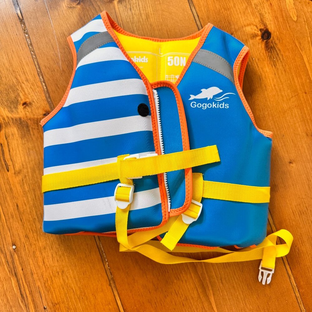 Gogokids Kids Swim Vest Float Jacket for 30-50 lbs 2-6 Years - Floaty - Picture 2 of 9